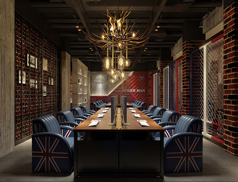 成都網(wǎng)紅網(wǎng)咖裝修設(shè)計效果圖