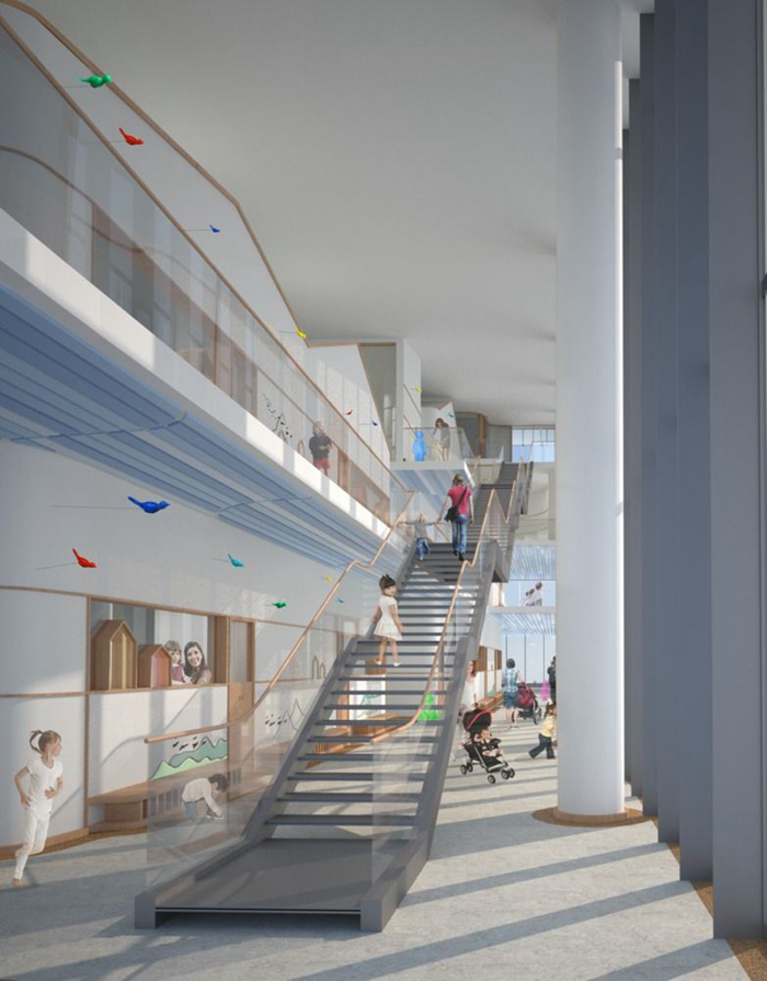 早教中心裝修-樓梯設(shè)計(jì)效果圖